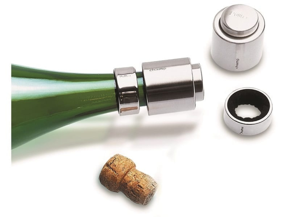 Stoppkork och droppring för champagne - Pulltex i gruppen Bar & Vin / Vintillbehör / Förslutare hos The Kitchen Lab (1073-11605)