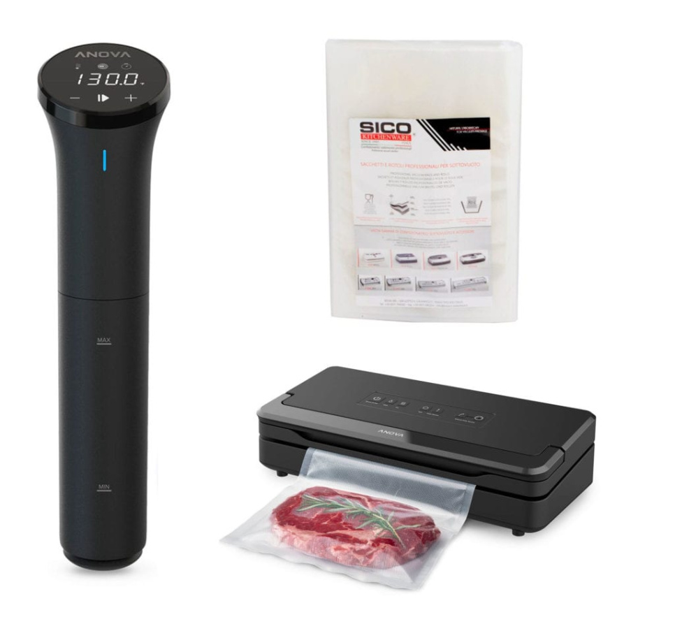 Anova Precision® Cooker Nano 3.0 / Vacuum Sealer Pro – Sous Vide-paket i gruppen Matlagning / Sous vide / Cirkulatorer hos KitchenLab (1317-26949)