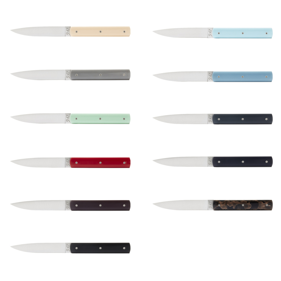 Köttkniv 9.47, handgjord med handtag i POM - Perceval i gruppen Dukning / Bestick / Knivar hos The Kitchen Lab (2174-28792)