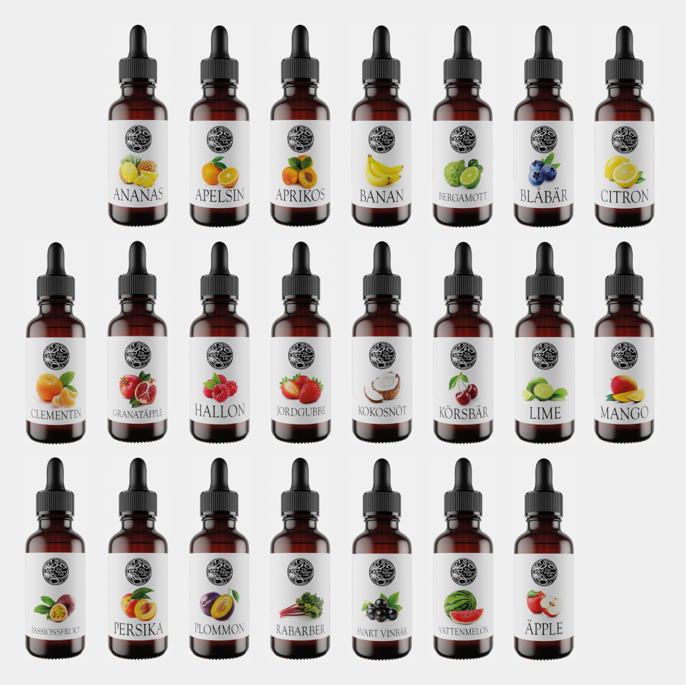 Smakdroppar,30ml,Allafrukter-TheKitchenLab