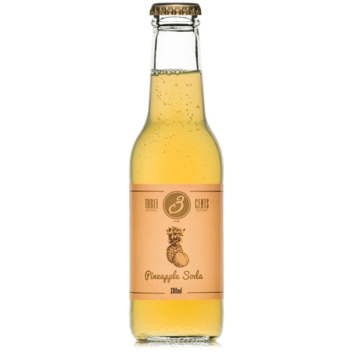 Pineapple Soda, 200 ml - Three Cents