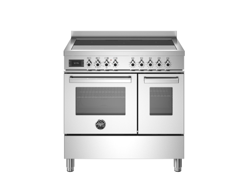 Bertazzoni Pofessional-serien Induktionsspis 90 cm, 5 Zoner, Dubbelugn, Rostfri