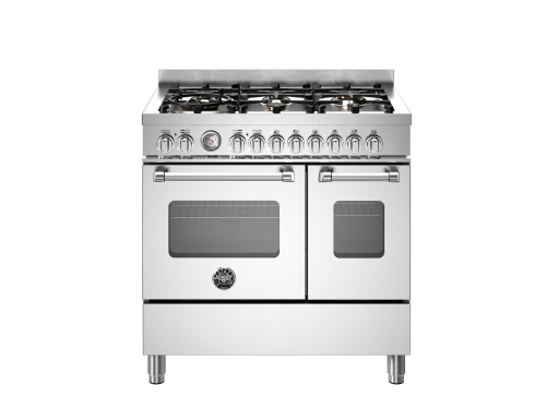 Bertazzoni Master-serien Gasspis 90 cm, 6 Brännare, Dubbelugn, Rostfri