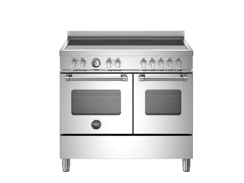 Bertazzoni Master-serien Induktionsspis 100 cm, 5 Zoner, Dubbelugn, Rostfri