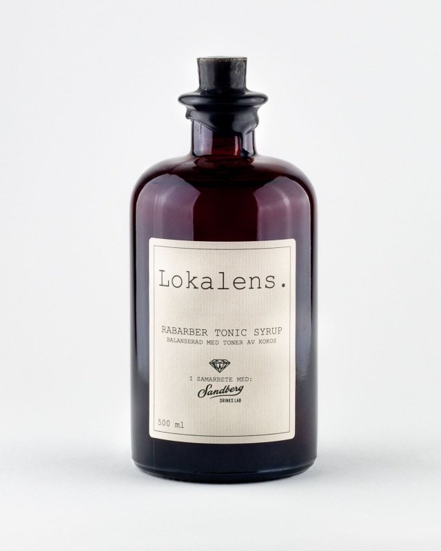 Rabarber Tonic Syrup, 500 ml - Sandberg Drinks Lab & Lokalens.