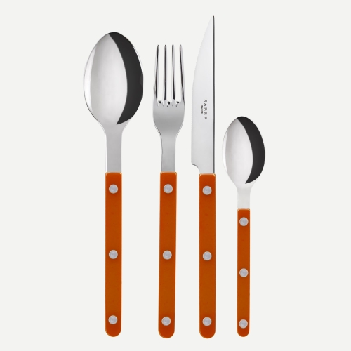 Bestickset, 24 delar, Bistrot, Orange - Sabre Paris