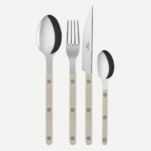 Bestickset, 24 delar, Bistrot, Light Kaki - Sabre Paris