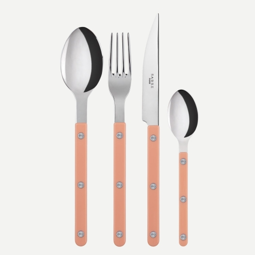 Bestickset, 24 delar, Bistrot, Nude Pink - Sabre Paris