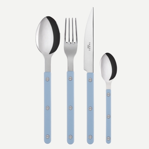 Bestickset, 24 delar, Bistrot, Pastell Blue - Sabre Paris