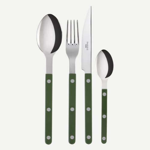 Bestickset, 4 delar, Bistrot, Green - Sabre Paris