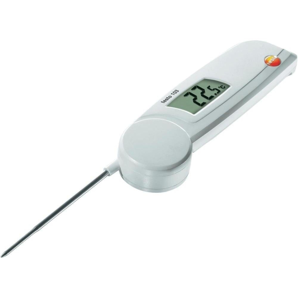 Termometer 103, vikbar - Testo i gruppen Matlagning / Mätare & Mått / Kökstermometrar / Sondtermometrar hos KitchenLab (1089-15889)