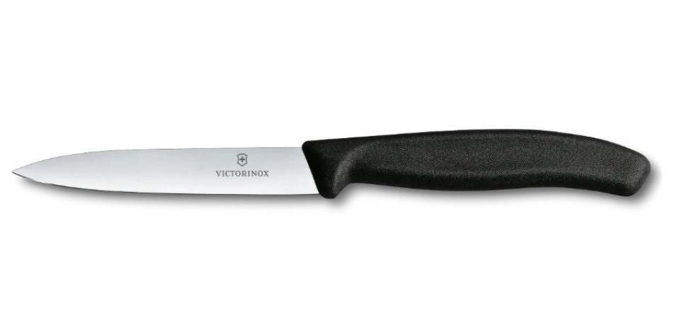 Skalkniv 8 cm, svart plast - Victorinox i gruppen Matlagning / Köksknivar / Skalknivar hos KitchenLab (1095-11868)