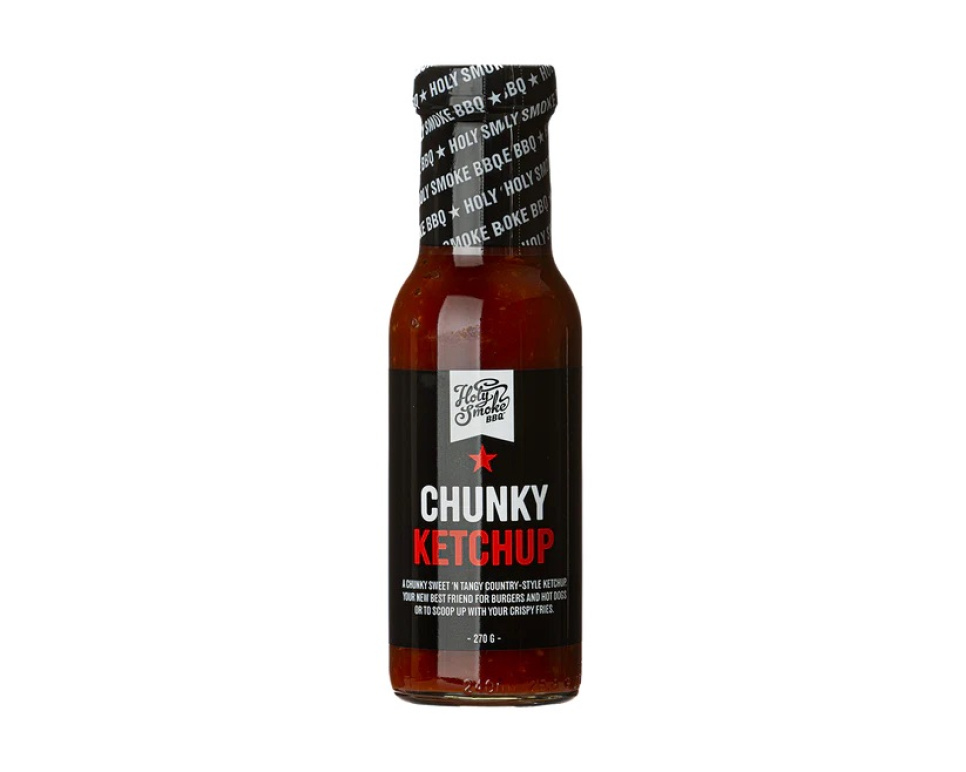 Chunky Ketchup, 270gr - Holy Smoke BBQ i gruppen Matlagning / Kolonial hos The Kitchen Lab (1282-30388)