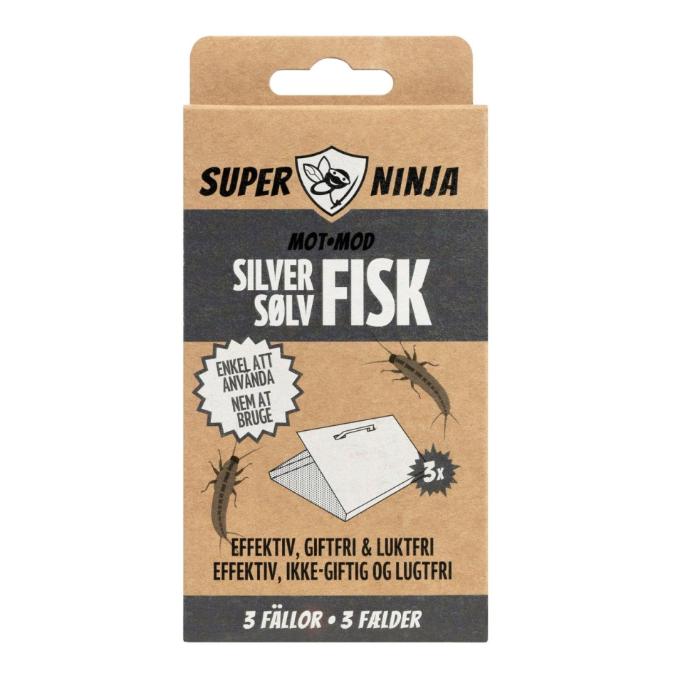 Silverfiskfälla, 3-pack - Super Ninja i gruppen Köksinredning / Renhållning hos The Kitchen Lab (1284-29162)