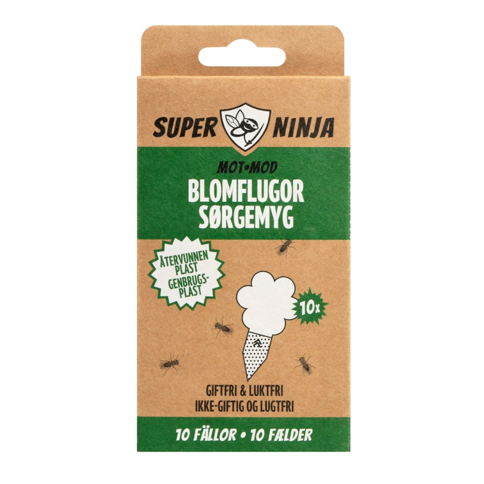 Blomsterflugefälla, 10-pack - Super Ninja i gruppen Köksinredning / Renhållning hos KitchenLab (1284-29163)