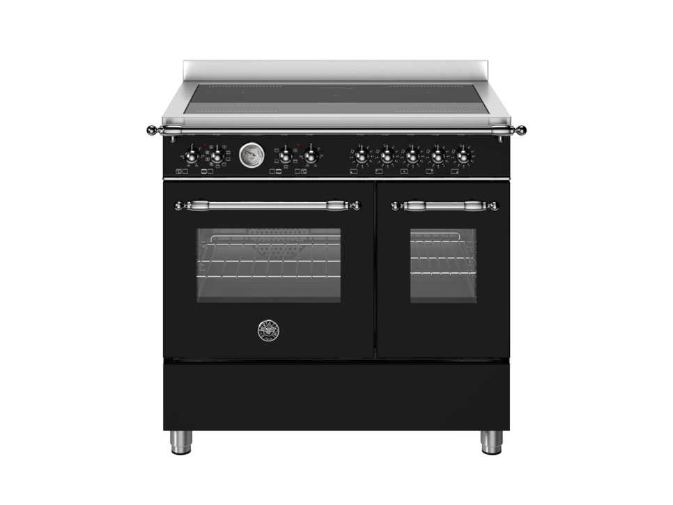 Bertazzoni Heritage-serien Induktionsspis 90 cm, modell C, 5 Zoner, Dubbelugn, Matt-svart i gruppen Grillar, Spisar & Ugnar / Spisar / Induktionsspisar hos KitchenLab (1403-29190)