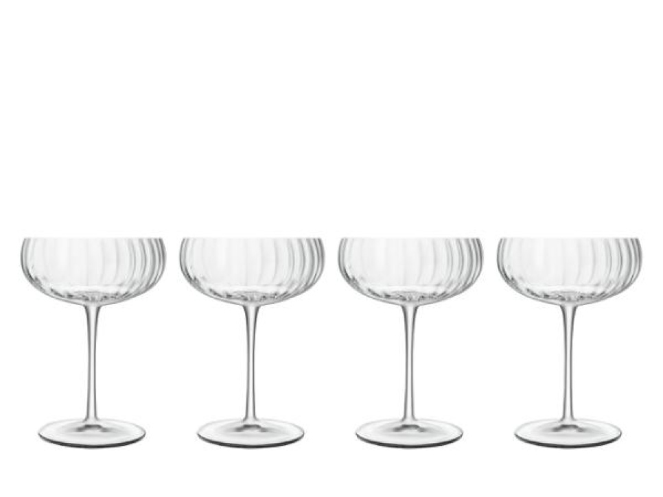 Coupe / Champagneglas, Optica, 30 cl, 4-pack - Luigi Bormioli i gruppen Dukning / Glas / Cocktailglas hos The Kitchen Lab (1544-30965)