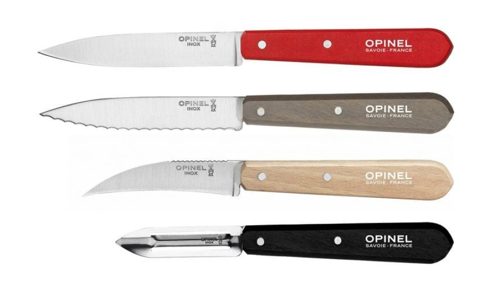 Knivset i fyra delar, Loft, Essentials - Opinel i gruppen Matlagning / Köksknivar / Knivset hos KitchenLab (1861-22652)