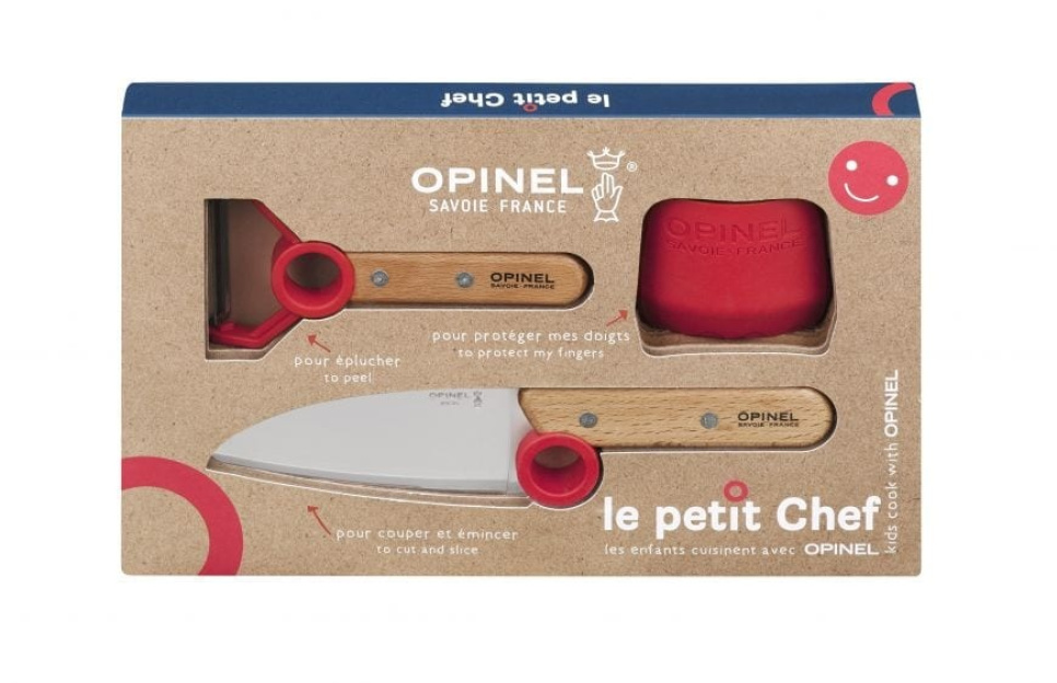 Knivset för barn, Le Petit Chef - Opinel i gruppen Matlagning / Köksknivar / Kockknivar hos KitchenLab (1861-22662)