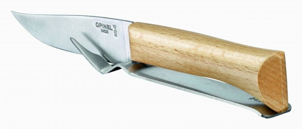Ostkniv med gaffel - Opinel i gruppen Matlagning / Köksknivar / Ostknivar hos KitchenLab (1861-23852)