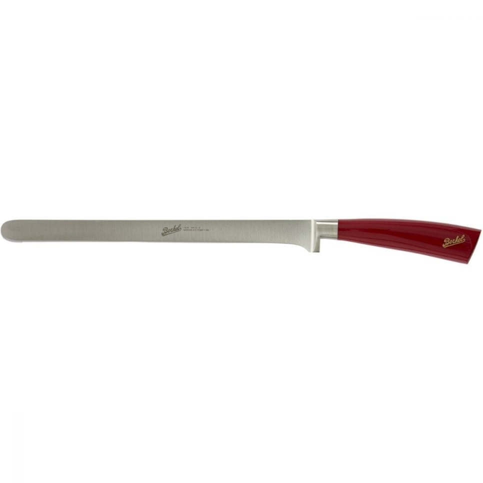 Skinkkniv, 26 cm, Elegance Röd - Berkel i gruppen Matlagning / Köksknivar / Lax- & skinkknivar hos KitchenLab (1870-23967)