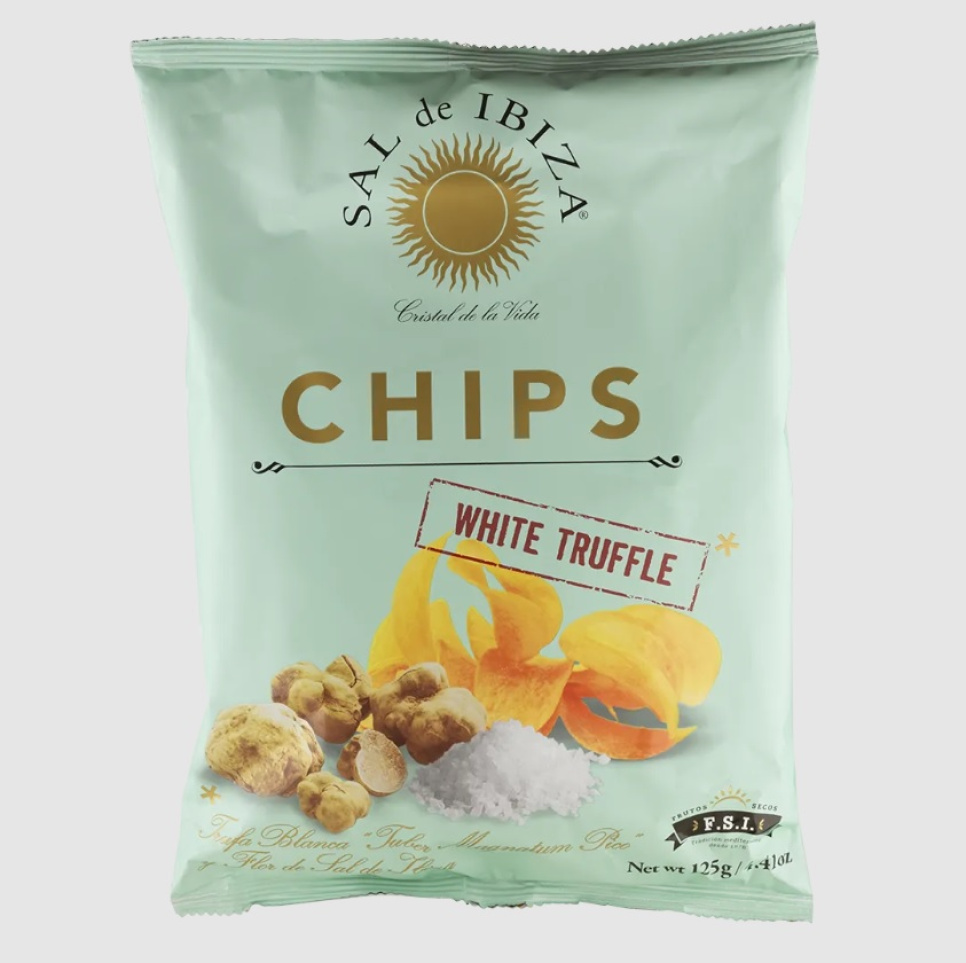 Chips white truffle 125g - Sal de Ibiza i gruppen Matlagning / Kolonial hos KitchenLab (2070-27964)