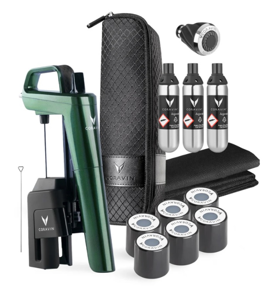 Timeless 6+, Green, Holiday Limited Edition 2024 - Coravin i gruppen Bar & Vin / Vintillbehör / Coravin hos KitchenLab (2076-29512)