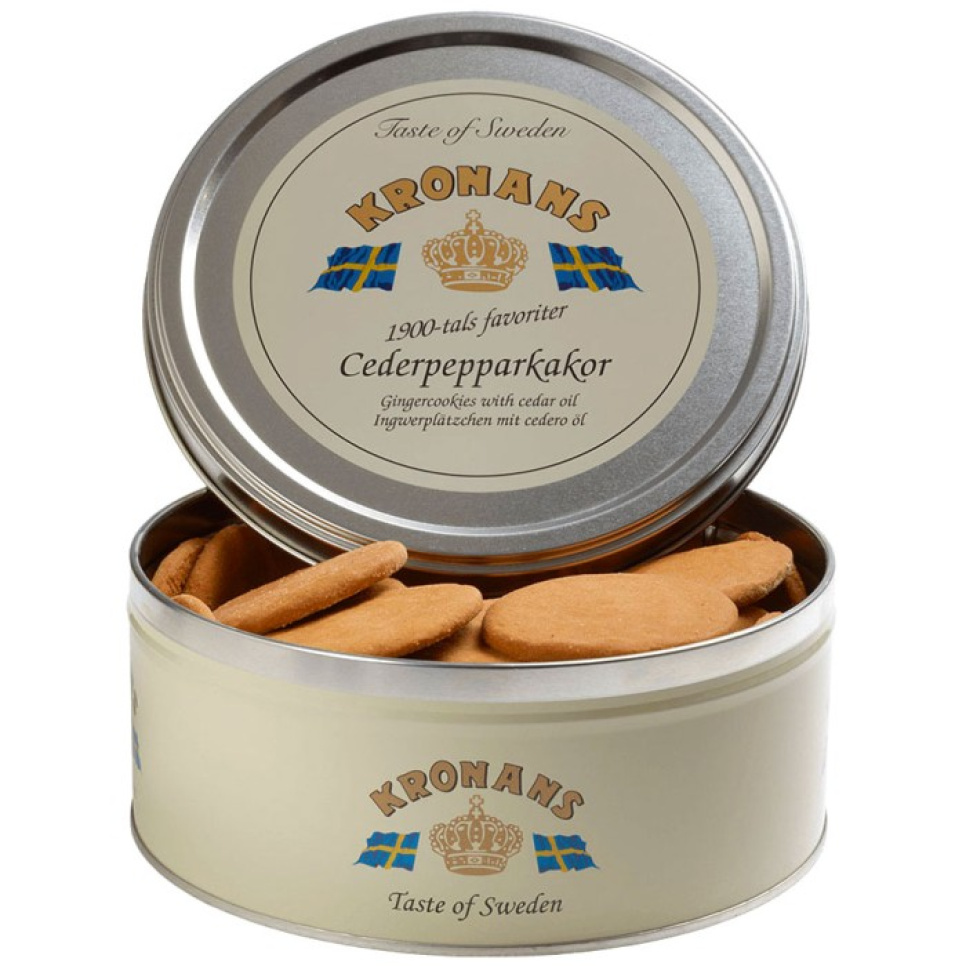 Cederpepparkakor, Burk, 500g, Burk - Kronans i gruppen Matlagning / Kolonial hos KitchenLab (2214-30403)