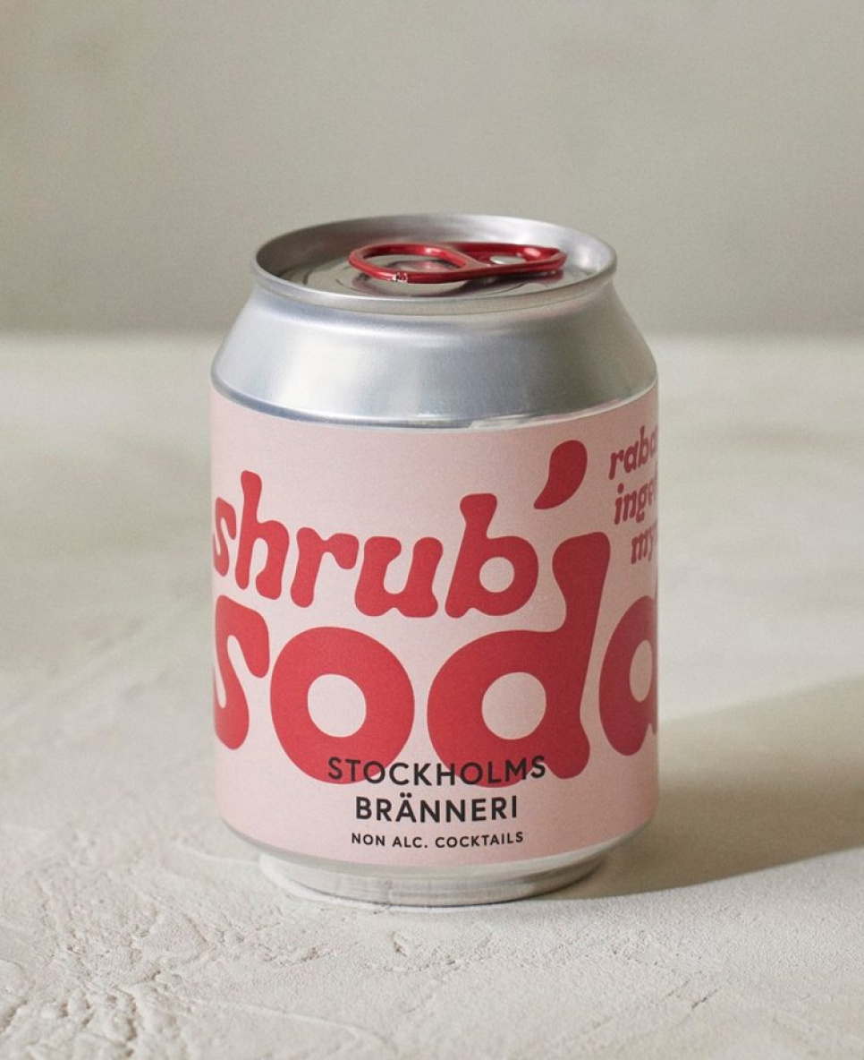 Shrub Soda Rhubarb, Ginger & Mint 250ml - Stockholms Bränneri i gruppen Bar & Vin / Barutrustning / Övrig barutrustning hos The Kitchen Lab (2222-30862)