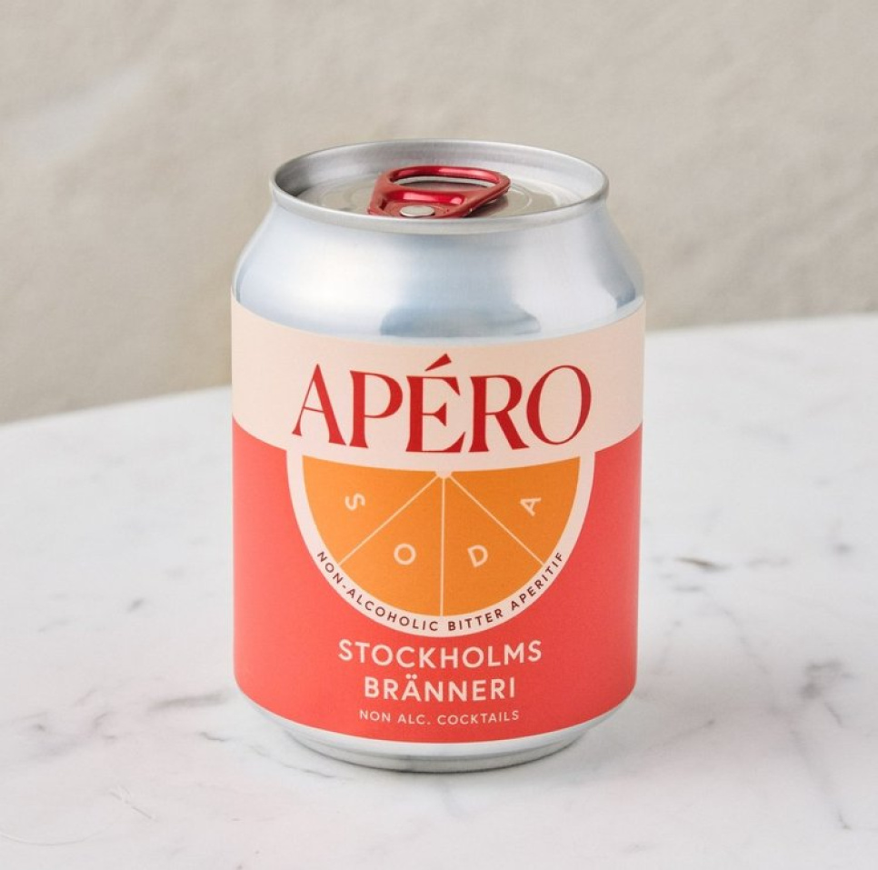 Apéro soda, 250ml, 0,5% - Stockholms Bränneri i gruppen Bar & Vin / Barutrustning / Övrig barutrustning hos The Kitchen Lab (2222-30865)